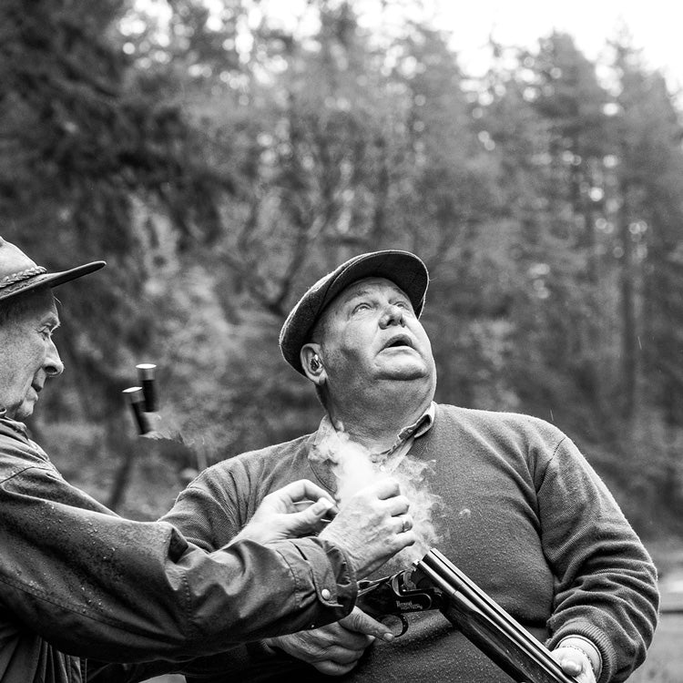 George Digweed MBE - Enjoying A Days Shoot - Smoke Rising From His Perazzi Gun