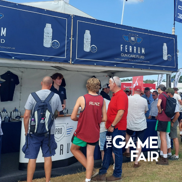 Crowds at the Pro Ferrum stand at The Game Fair
