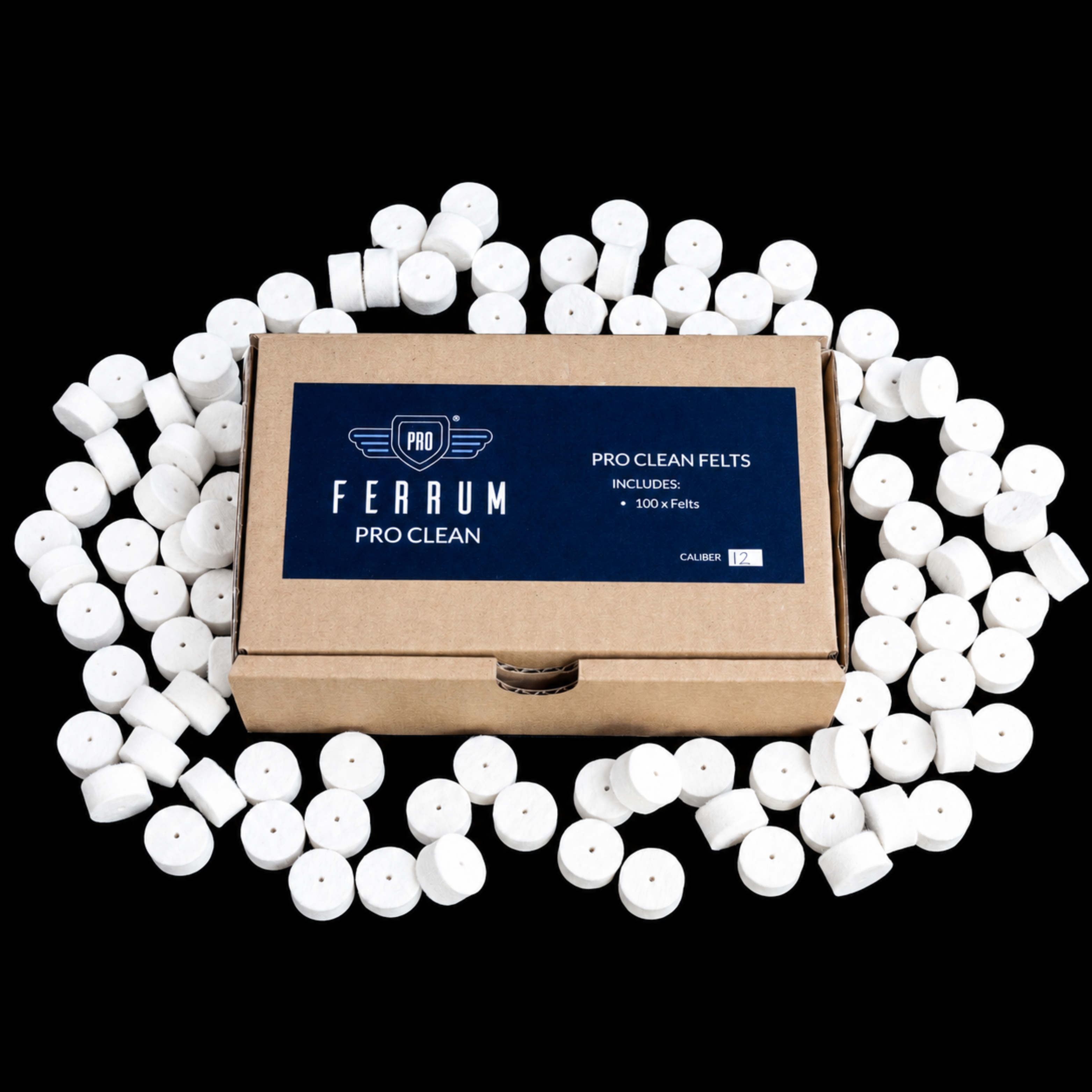 PRO CLEAN S/G FELTWAD CLEANERS QTY 100